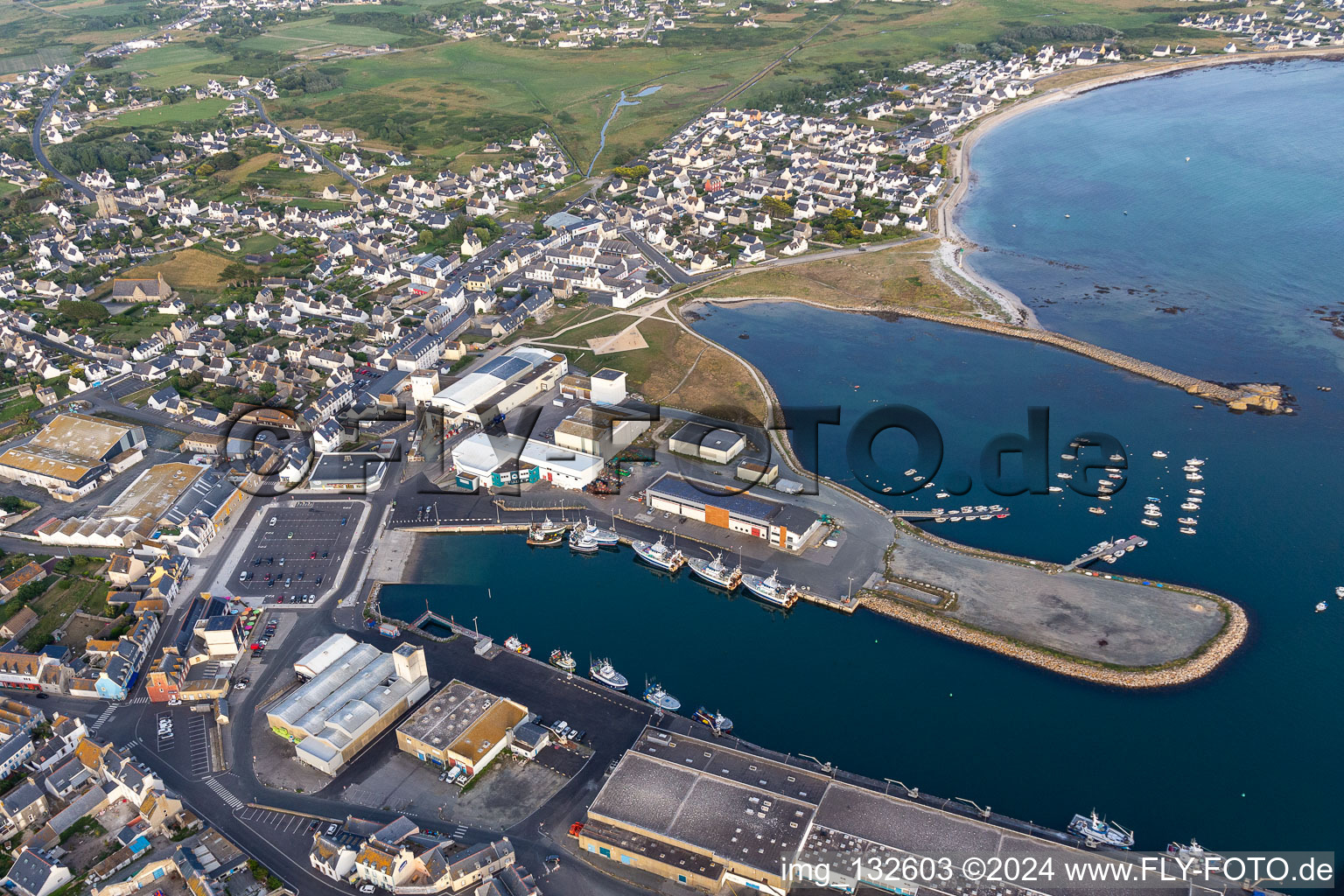 La Houle Marée in the district St-Guenole-St Pierre in Penmarch in the state Finistere, France