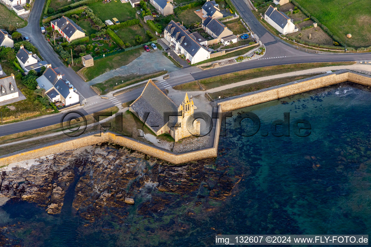 Chapelle Notre-Dame-de-la-Joie in the district St-Guenole-St Pierre in Penmarch in the state Finistere, France