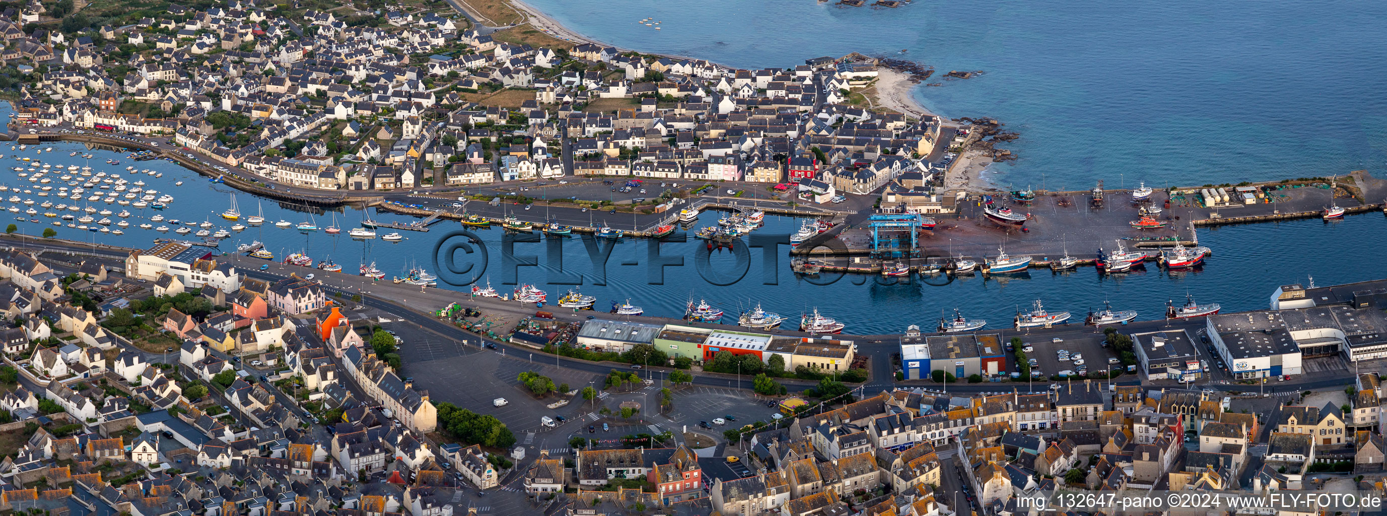 Aerial photograpy of Port du Guilvinec-Treffiagat