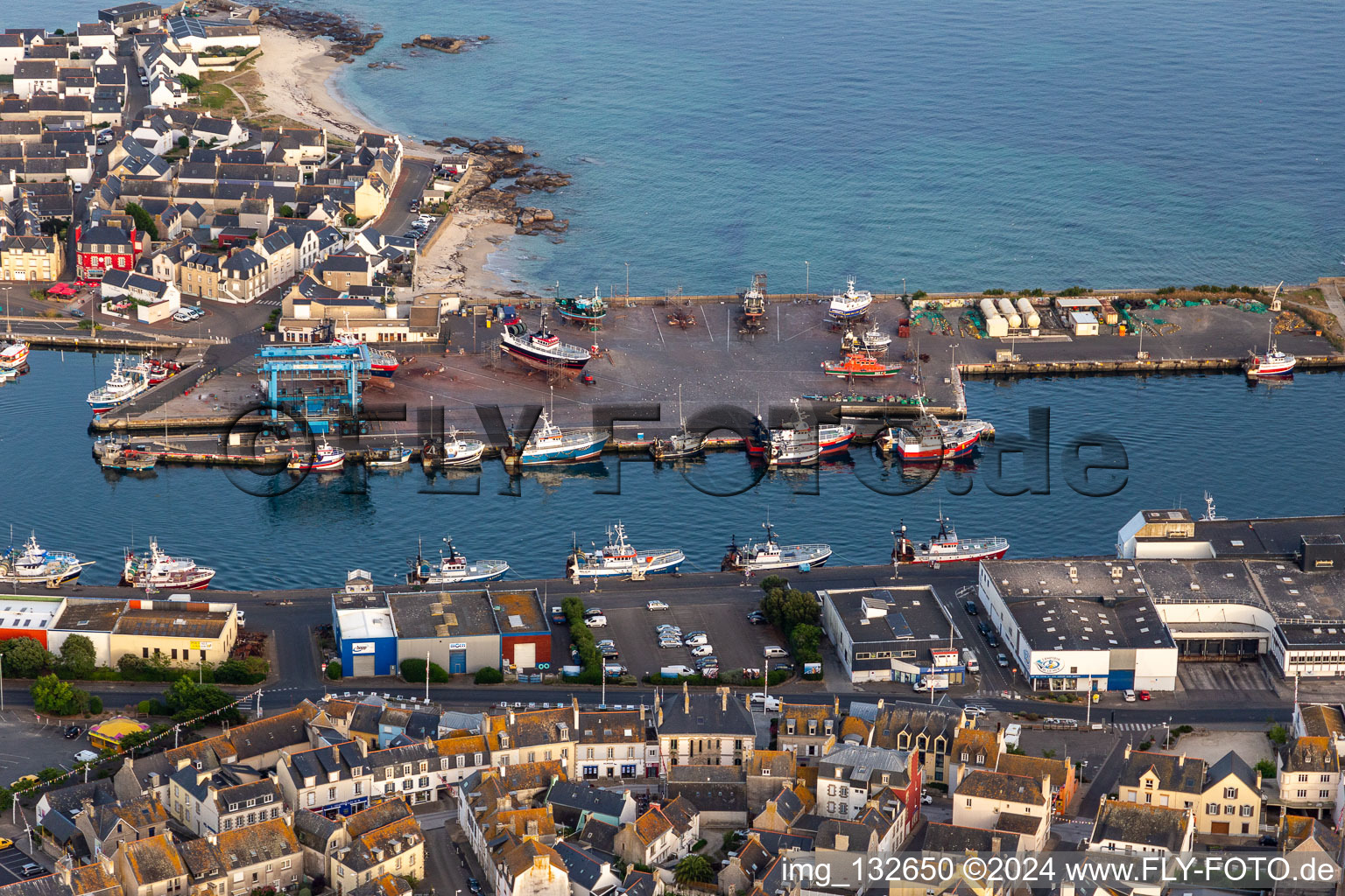 Port du Guilvinec-Treffiagat seen from above