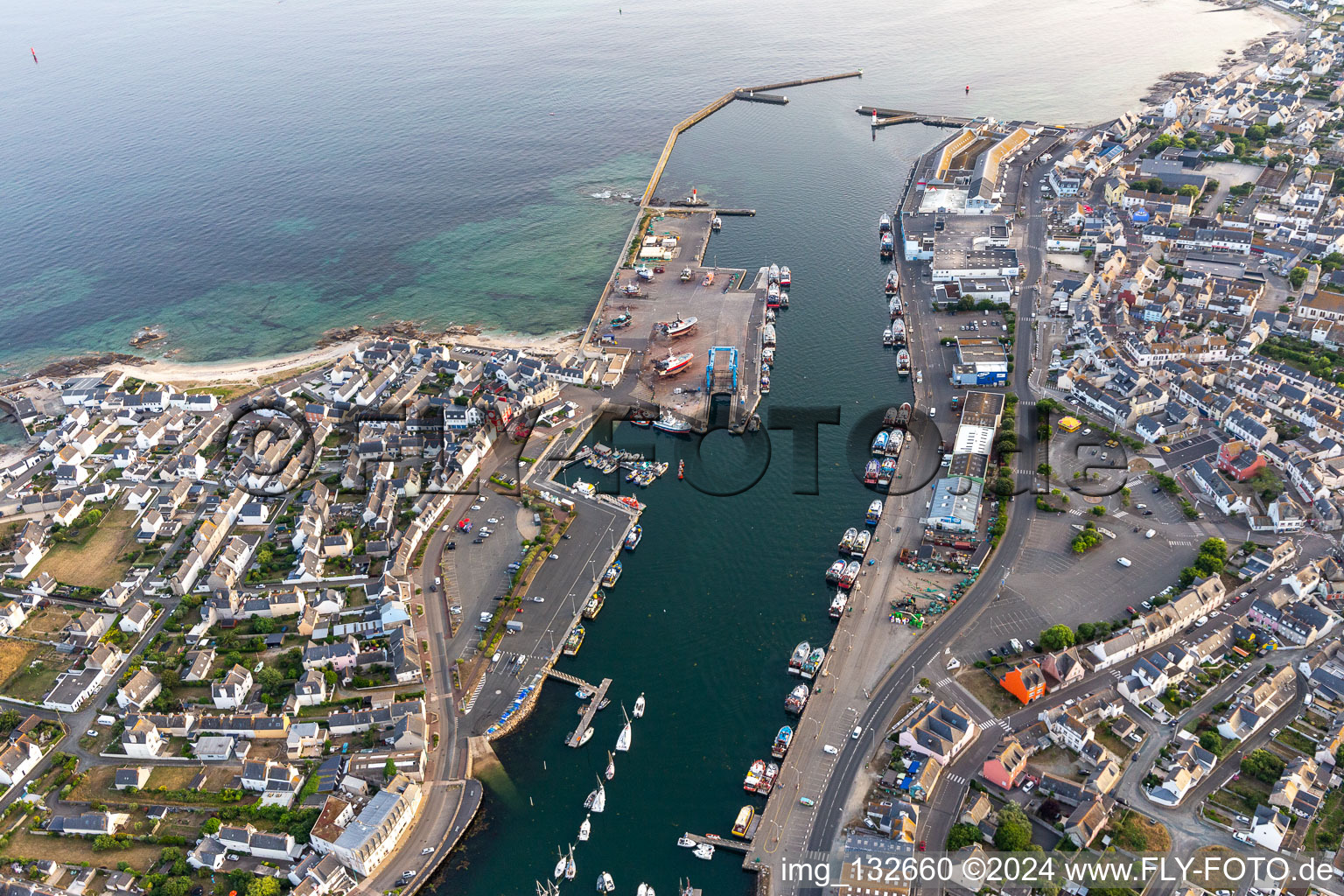 Aerial view of Haliotika - City of Fisheries