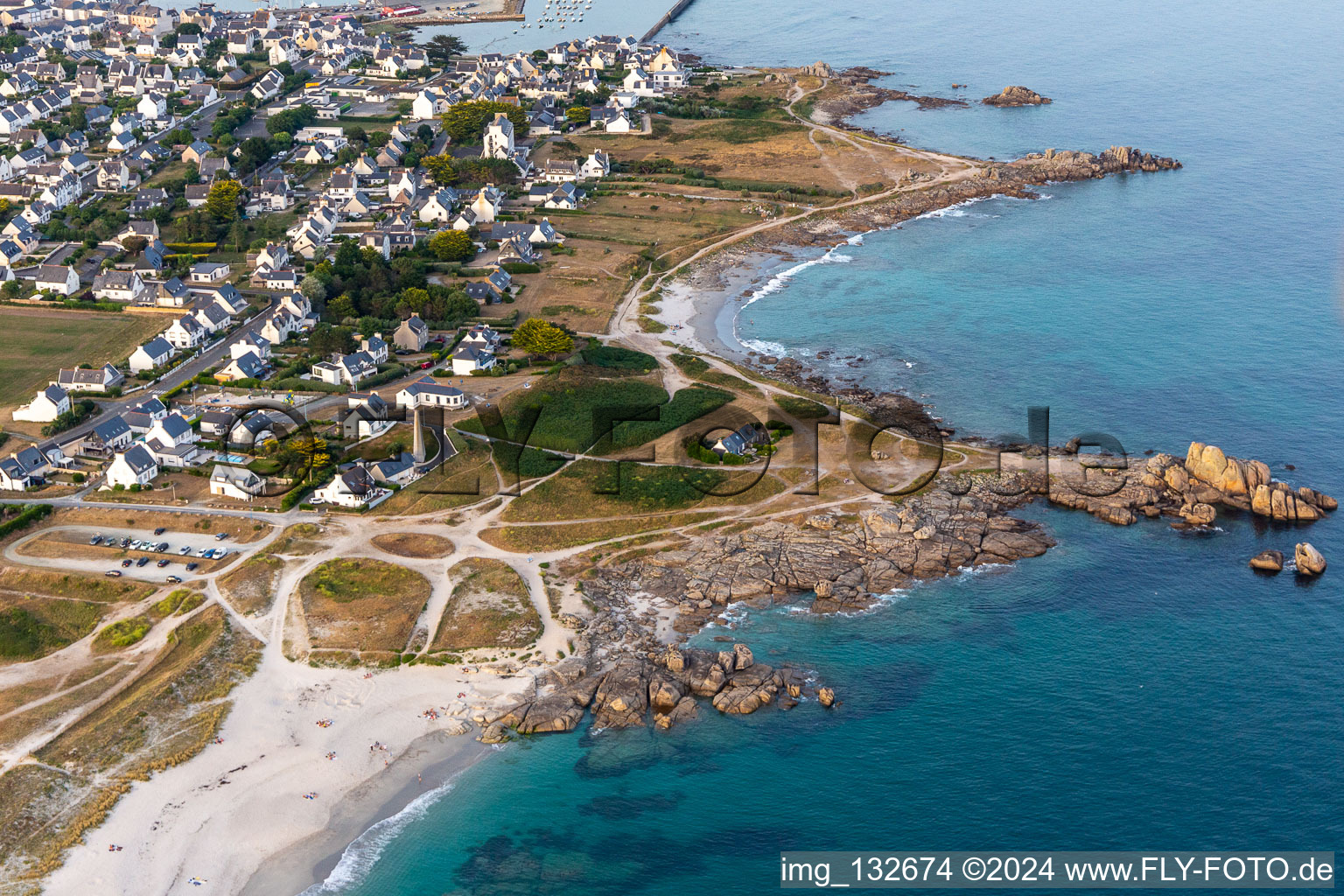 Goudoul Rock in Plobannalec-Lesconil in the state Finistere, France