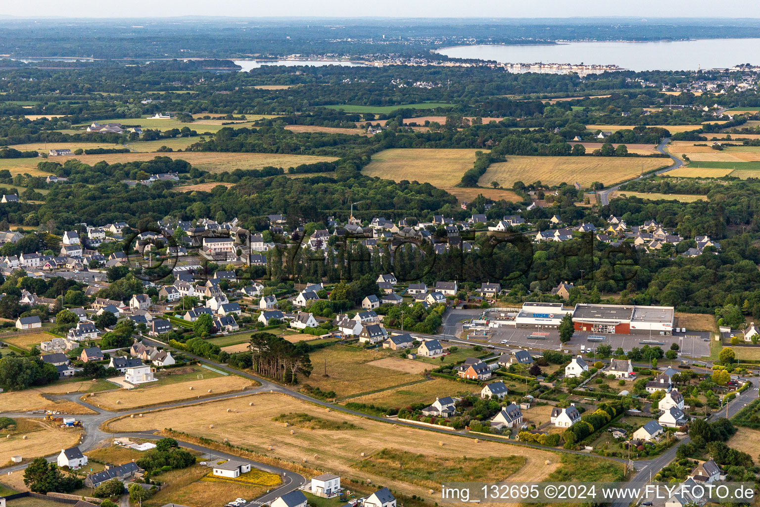 Super U et Drive in Plobannalec-Lesconil in the state Finistere, France