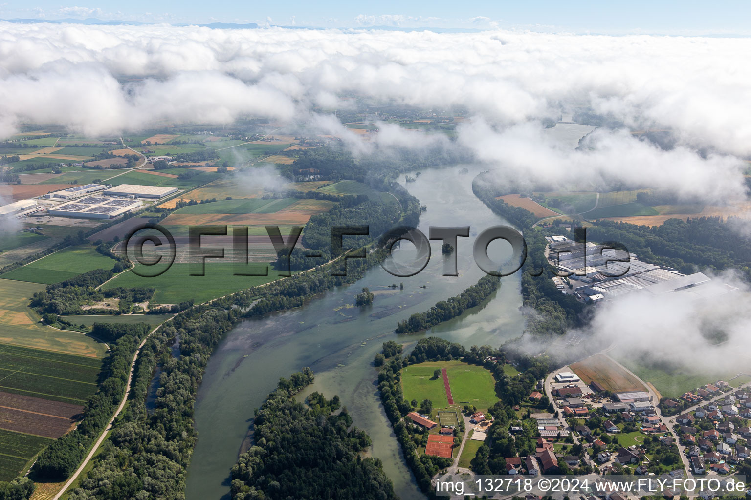 Mamming in the state Bavaria, Germany out of the air