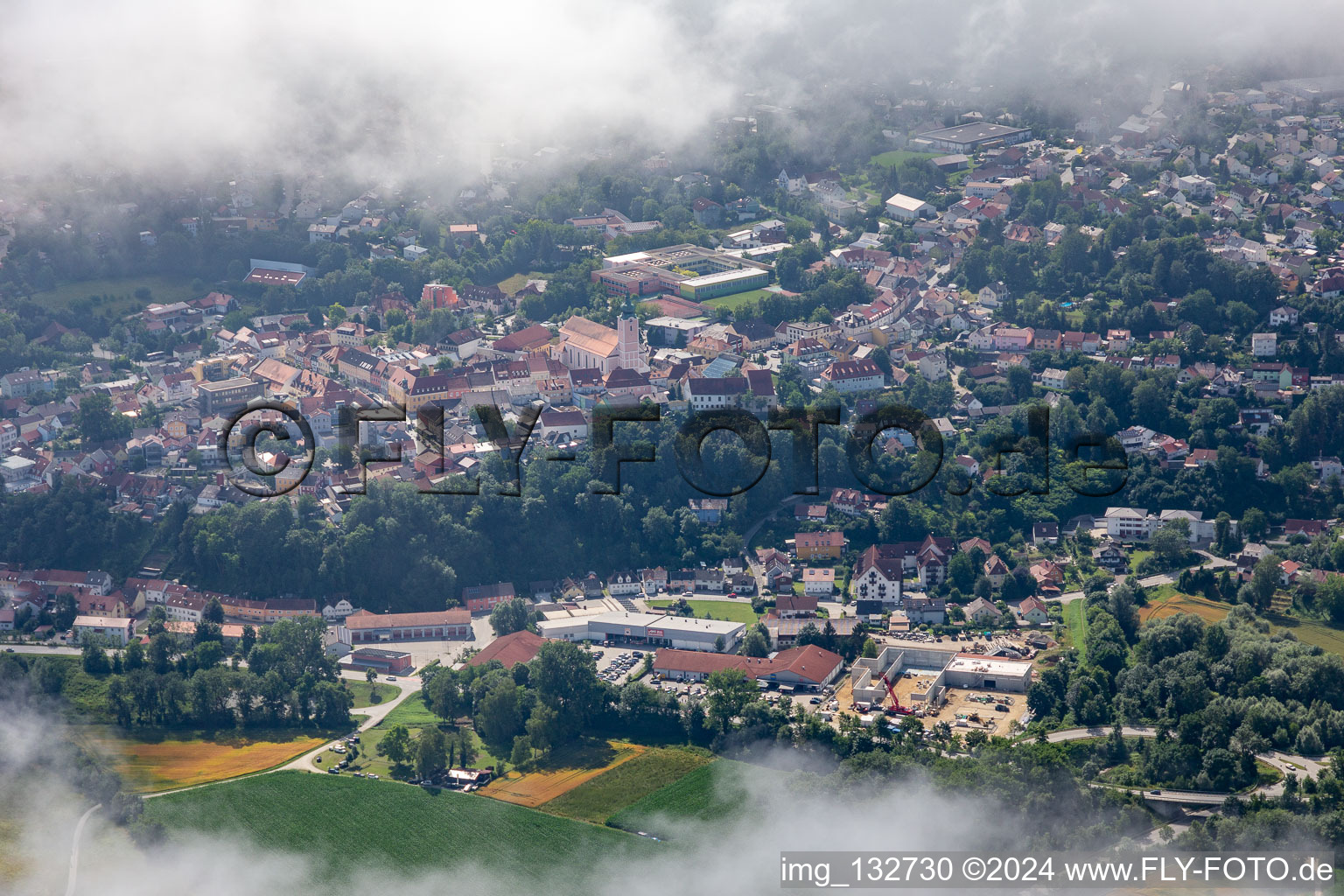 District Zanklau in Landau an der Isar in the state Bavaria, Germany