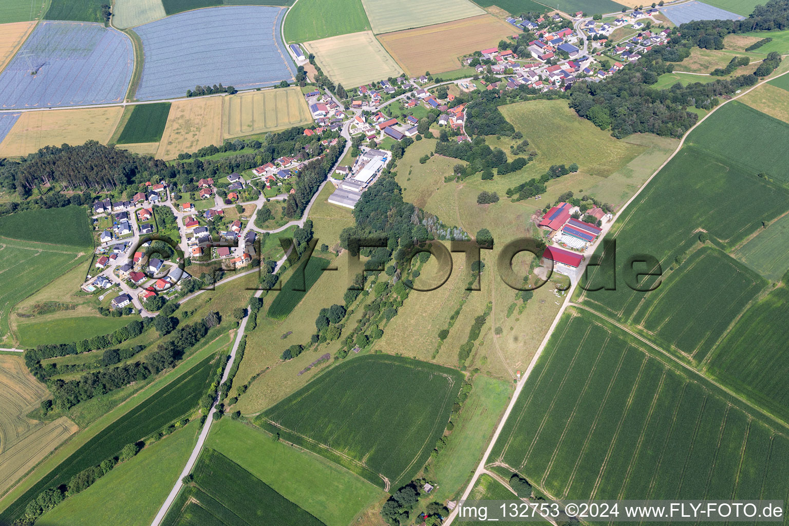 District Bubach in Mamming in the state Bavaria, Germany