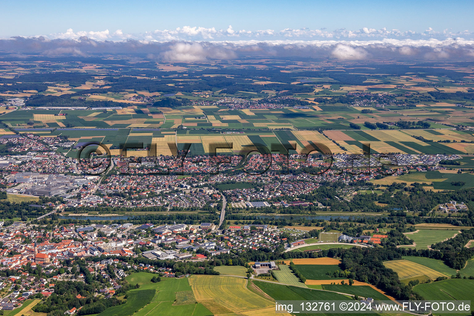 Dingolfing in the state Bavaria, Germany