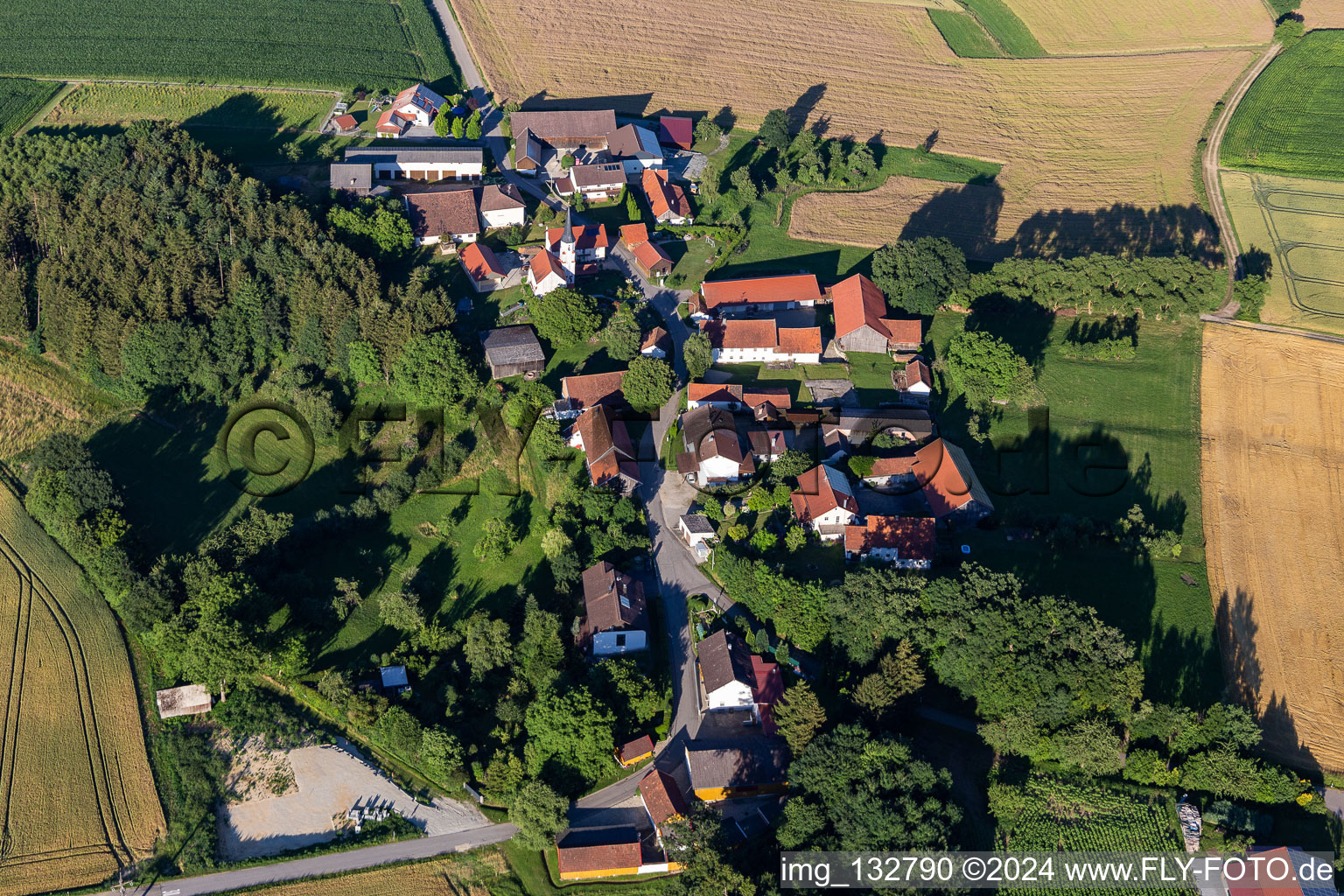 Church of St. Magdalena in Graflkofen in the district Hof in Mamming in the state Bavaria, Germany