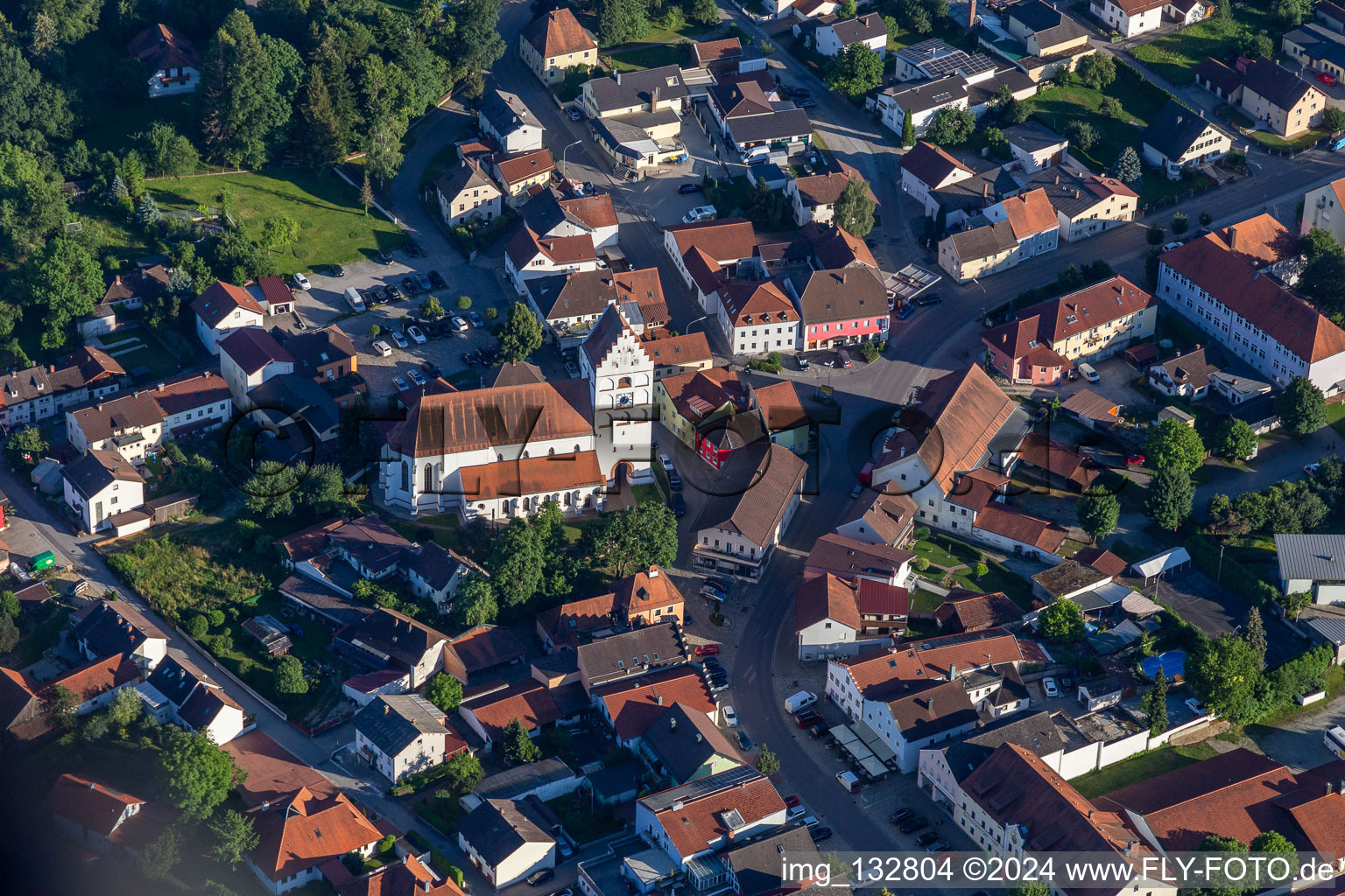 Parish Church l in Reisbach in the state Bavaria, Germany