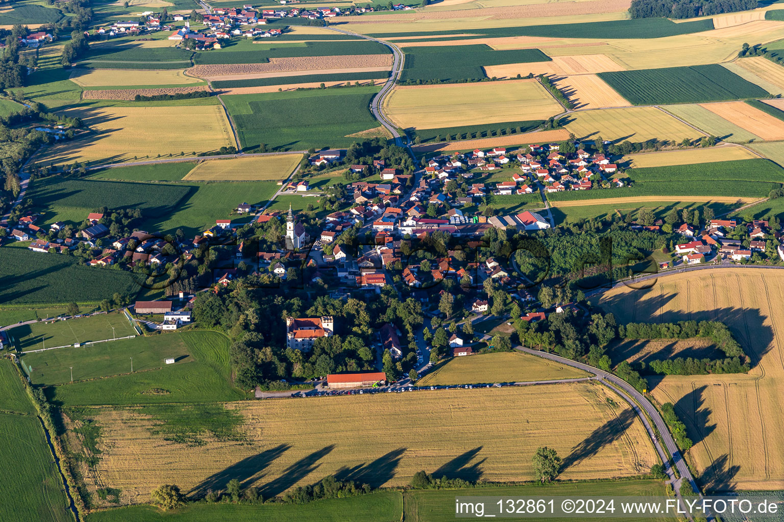 District Mariakirchen in Arnstorf in the state Bavaria, Germany