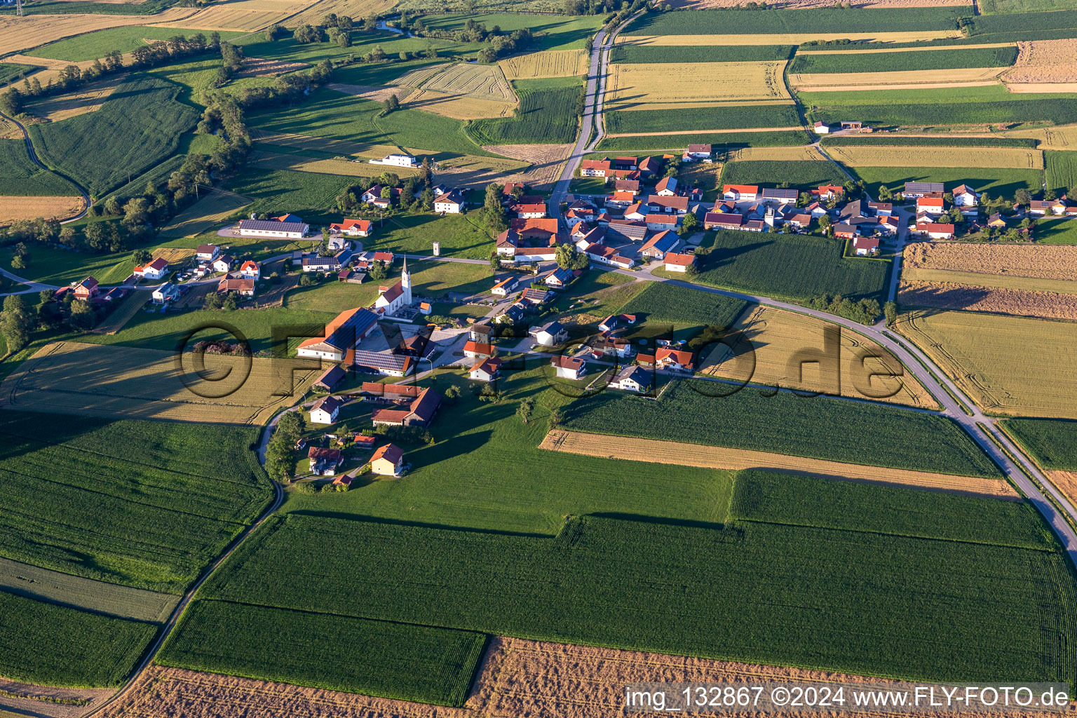 District Obergrafendorf in Roßbach in the state Bavaria, Germany