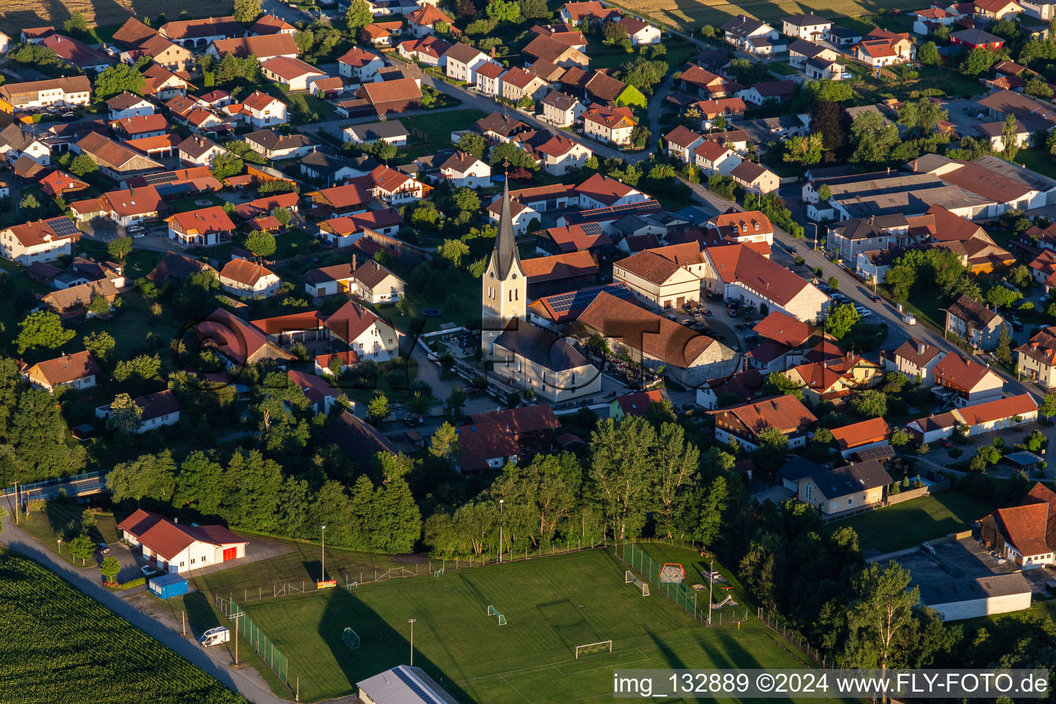 St. Bartholomew in Pörndorf in the district Pörndorf in Aldersbach in the state Bavaria, Germany