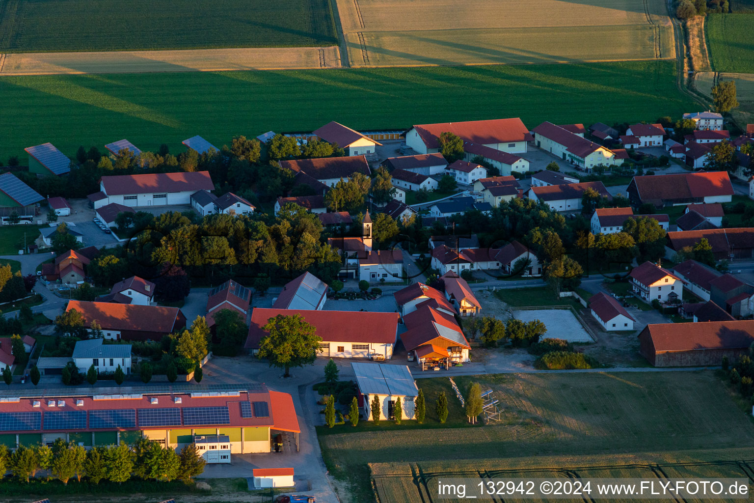 Filial Church of St. Peter and Paul in Neusling in the district Neusling in Wallerfing in the state Bavaria, Germany