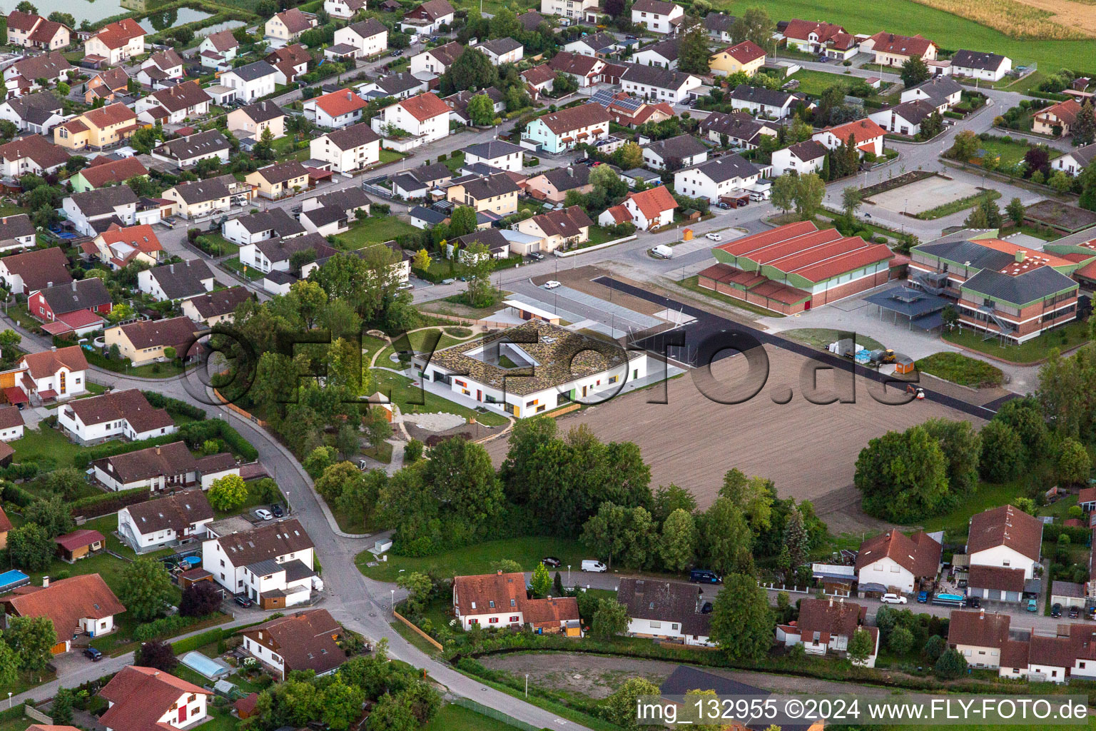 Hans-Carossa Primary and Secondary School in Pilsting in the state Bavaria, Germany