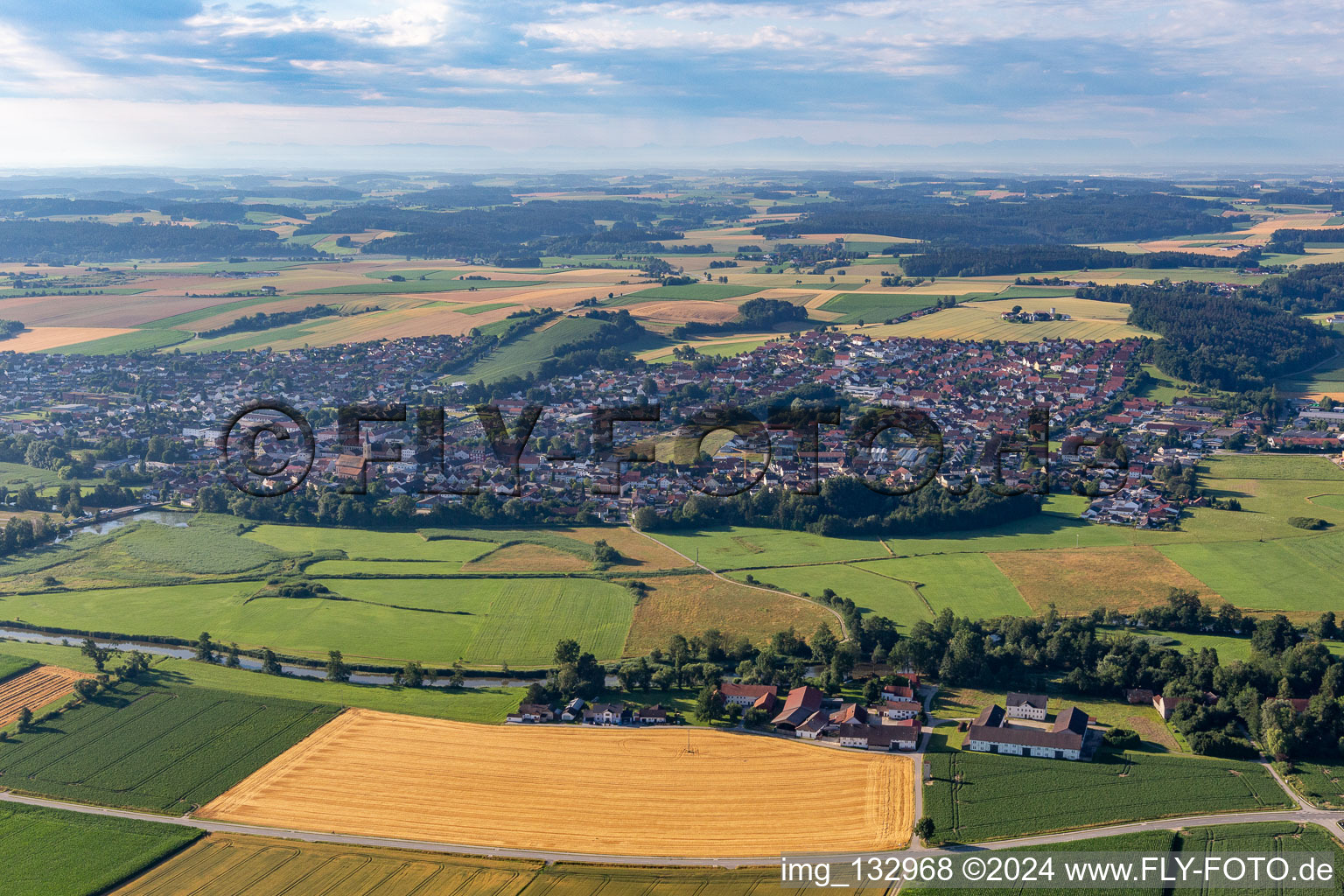 District Loitersdorf in Frontenhausen in the state Bavaria, Germany