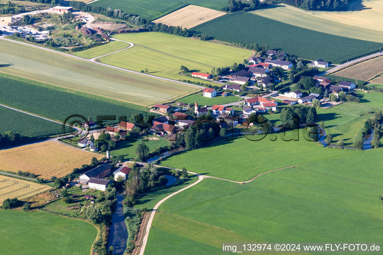 District Witzeldorf in Frontenhausen in the state Bavaria, Germany