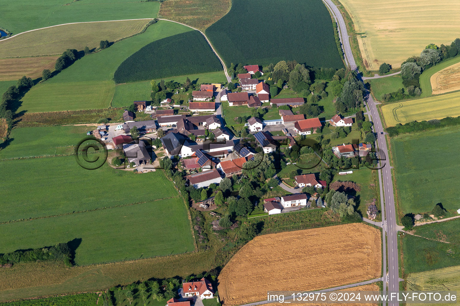 District Loizenkirchen in Aham in the state Bavaria, Germany