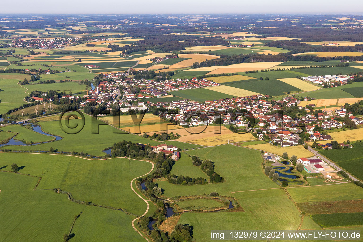 At Aham in the district Loizenkirchen in Aham in the state Bavaria, Germany