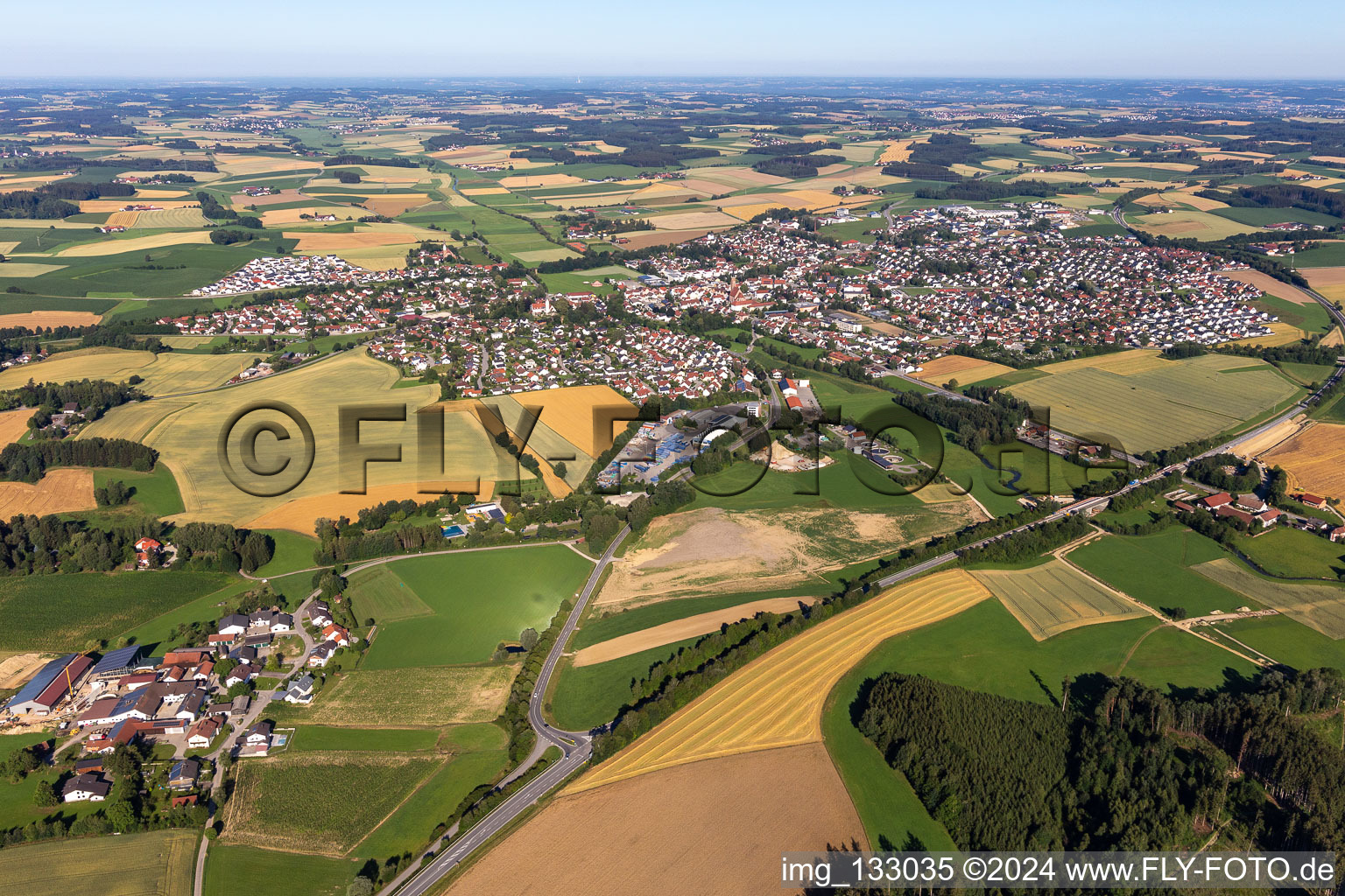 District Eiselsdorf in Geisenhausen in the state Bavaria, Germany