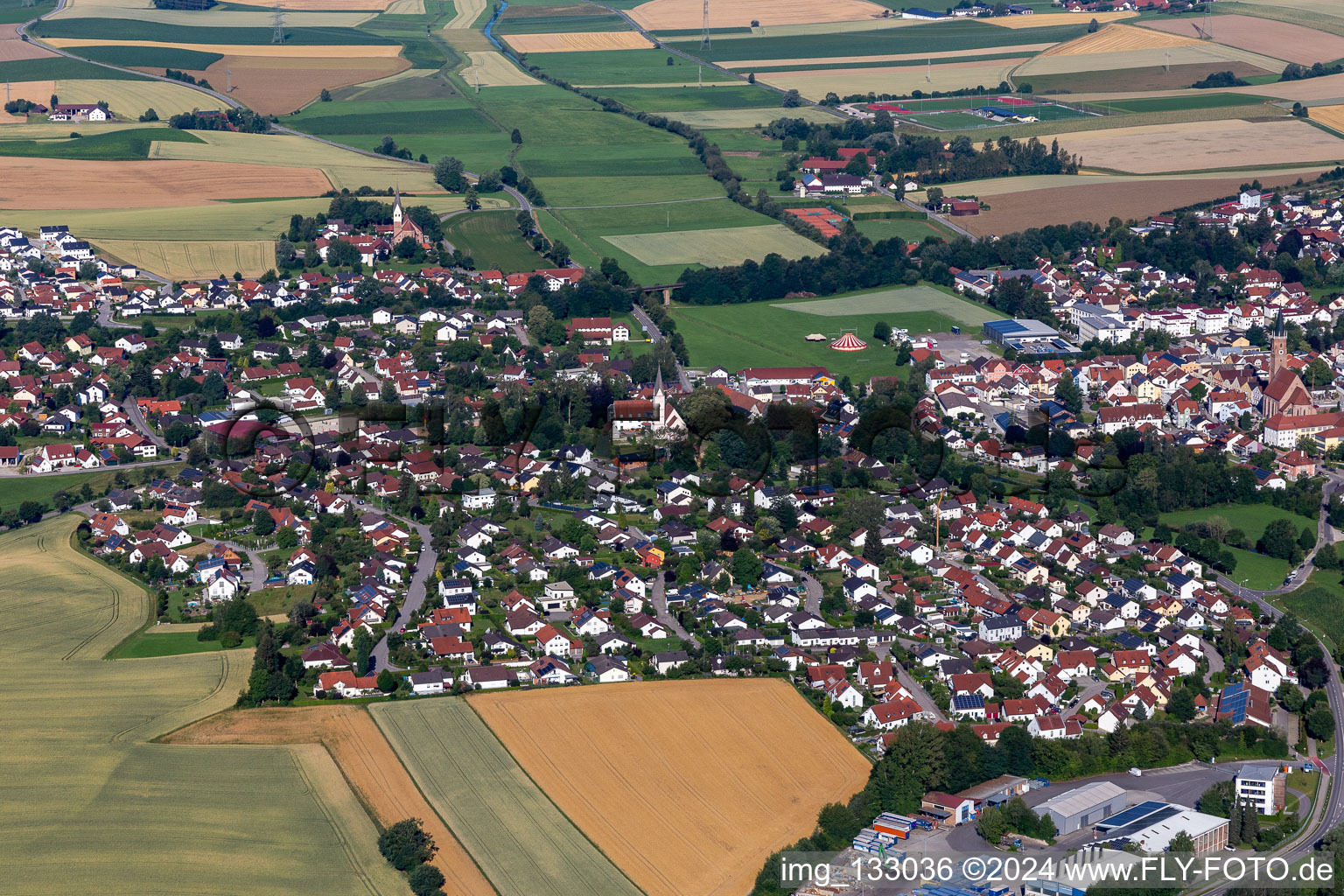 Geisenhausen in the state Bavaria, Germany