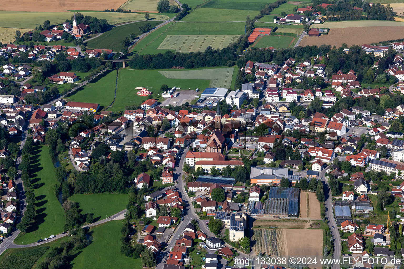 St. Martin in Geisenhausen in the state Bavaria, Germany