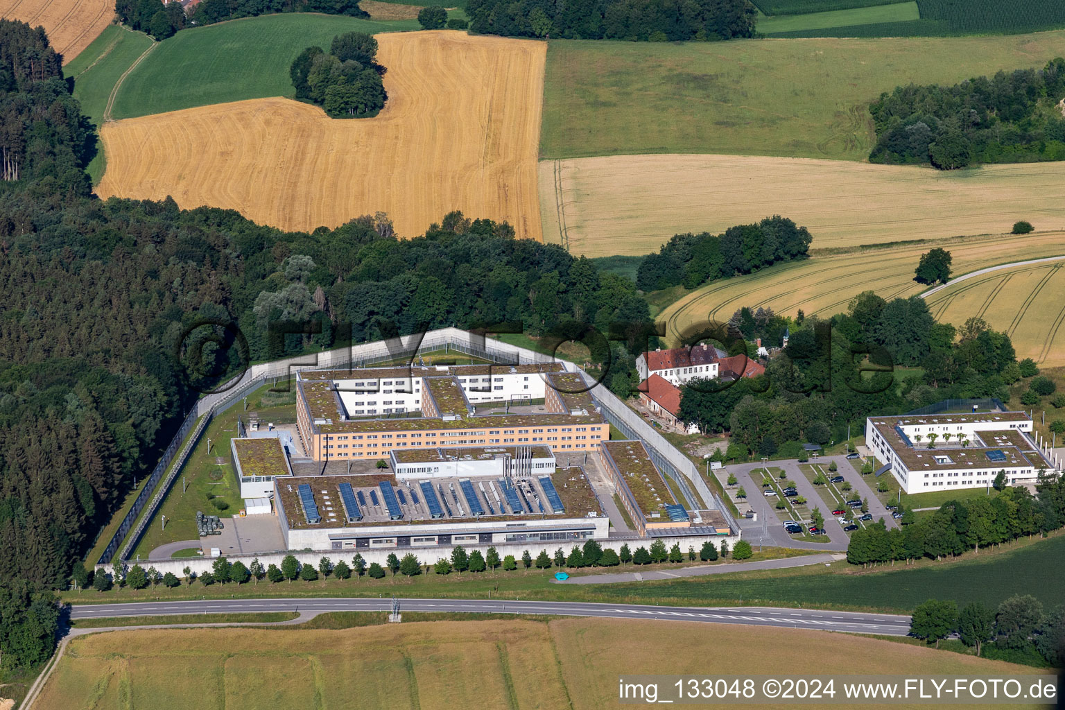 Correctional facility Landshut in the district Altenbach in Landshut in the state Bavaria, Germany