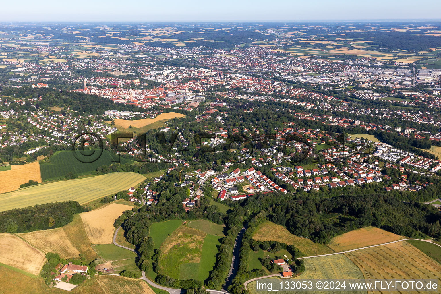 District Moniberg in Landshut in the state Bavaria, Germany