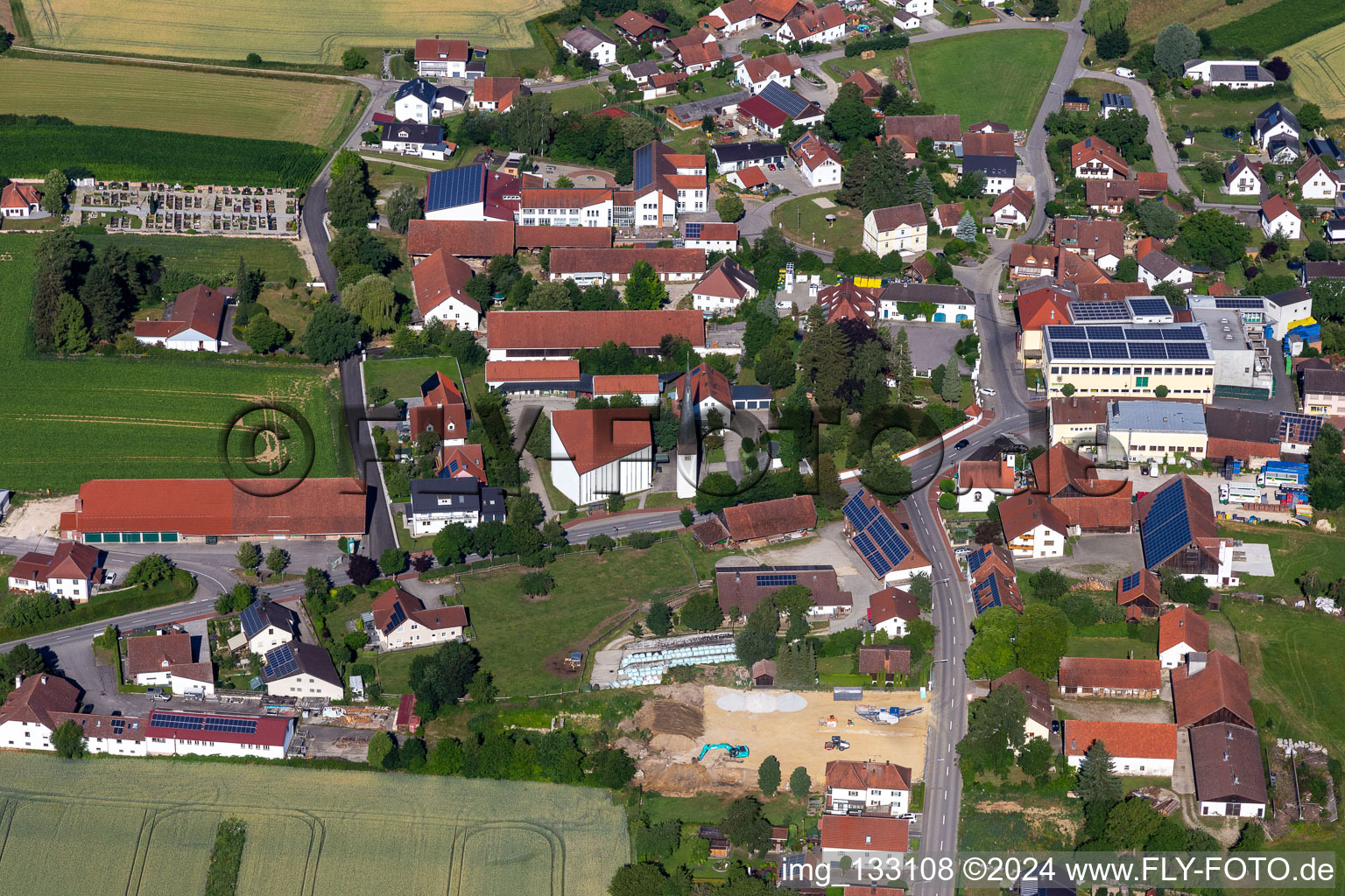 District Obergambach in Hohenthann in the state Bavaria, Germany