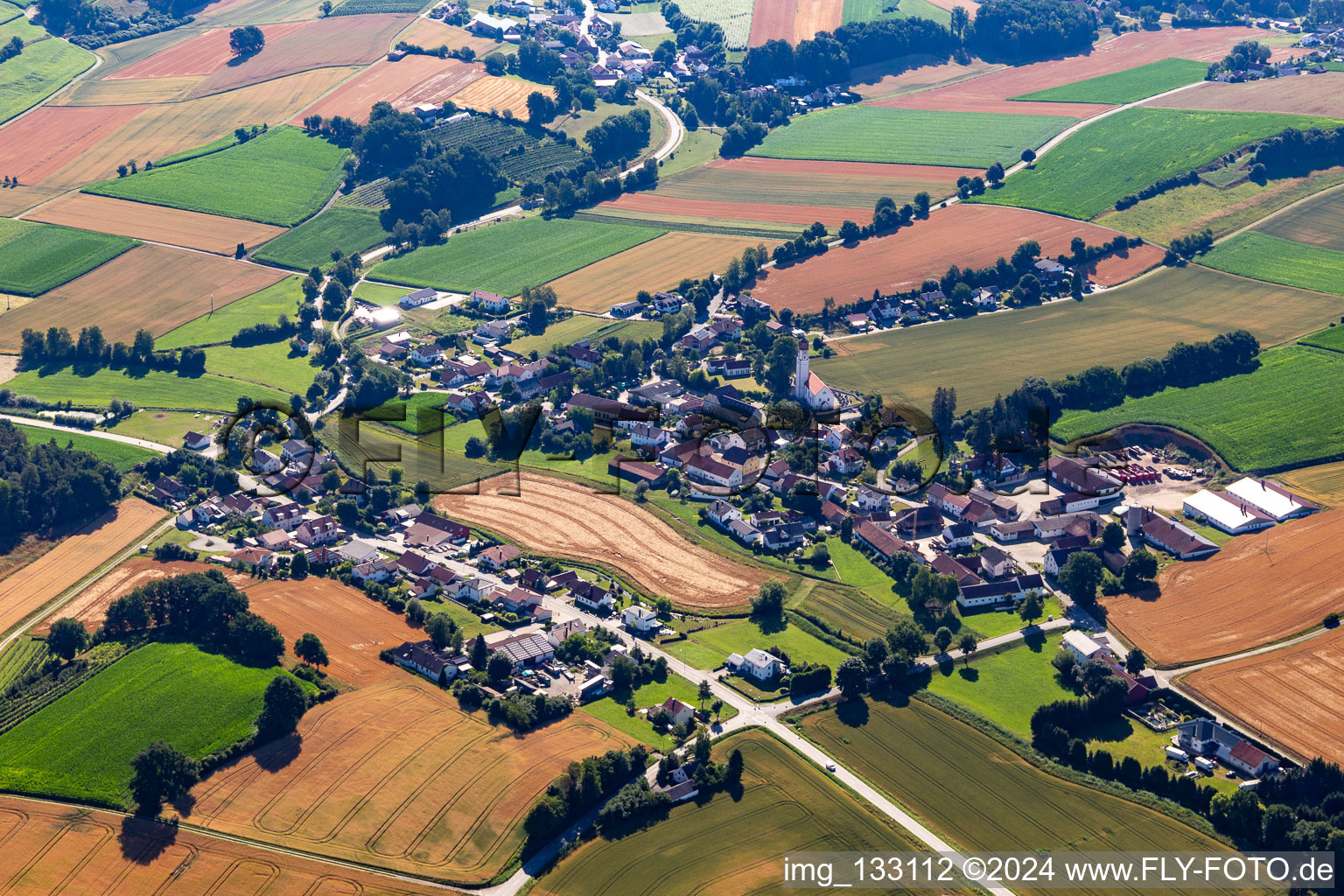 District Andermannsdorf in Hohenthann in the state Bavaria, Germany