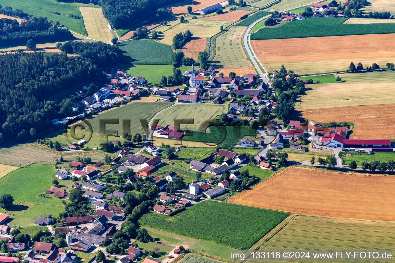 District Inkofen in Rottenburg an der Laaber in the state Bavaria, Germany