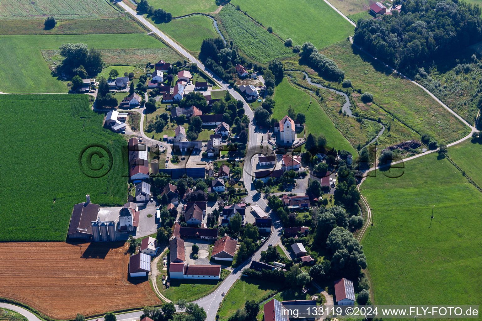 District Hebramsdorf in Neufahrn in Niederbayern in the state Bavaria, Germany