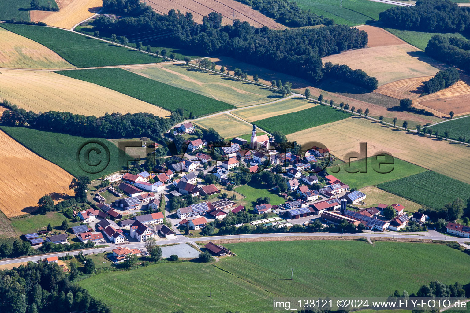 District Hofendorf in Neufahrn in Niederbayern in the state Bavaria, Germany