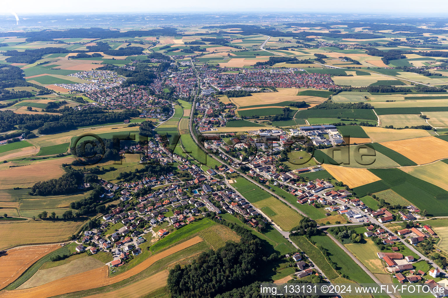 District Unterdörnbach in Ergoldsbach in the state Bavaria, Germany