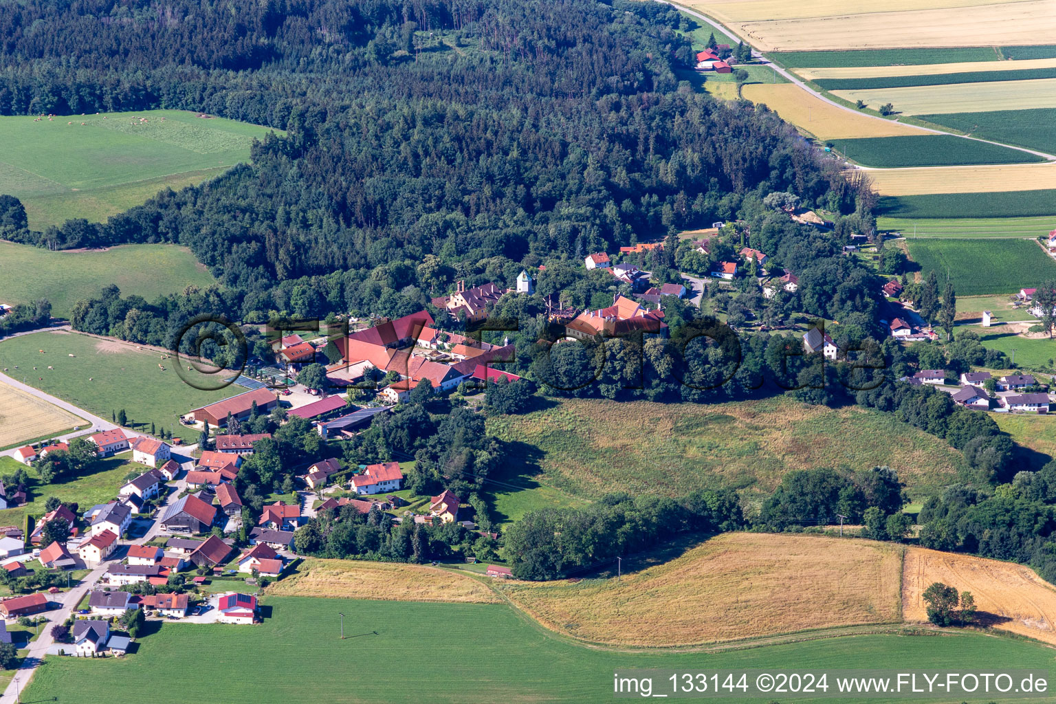 Hofberg Castle in Oberköllnbach in the district Oberköllnbach in Postau in the state Bavaria, Germany