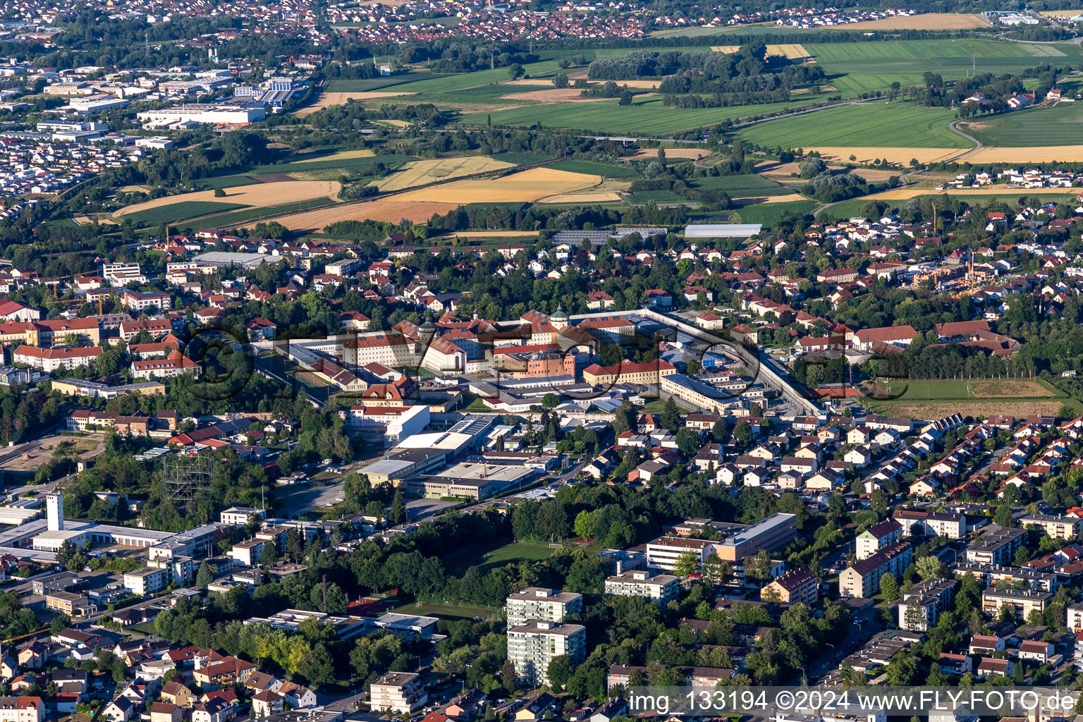 Correctional facility Straubing in Straubing in the state Bavaria, Germany