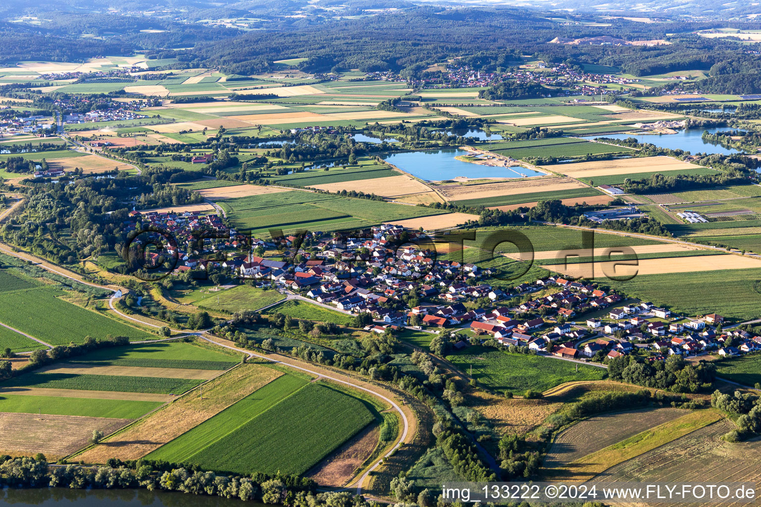 District Kößnach in Kirchroth in the state Bavaria, Germany