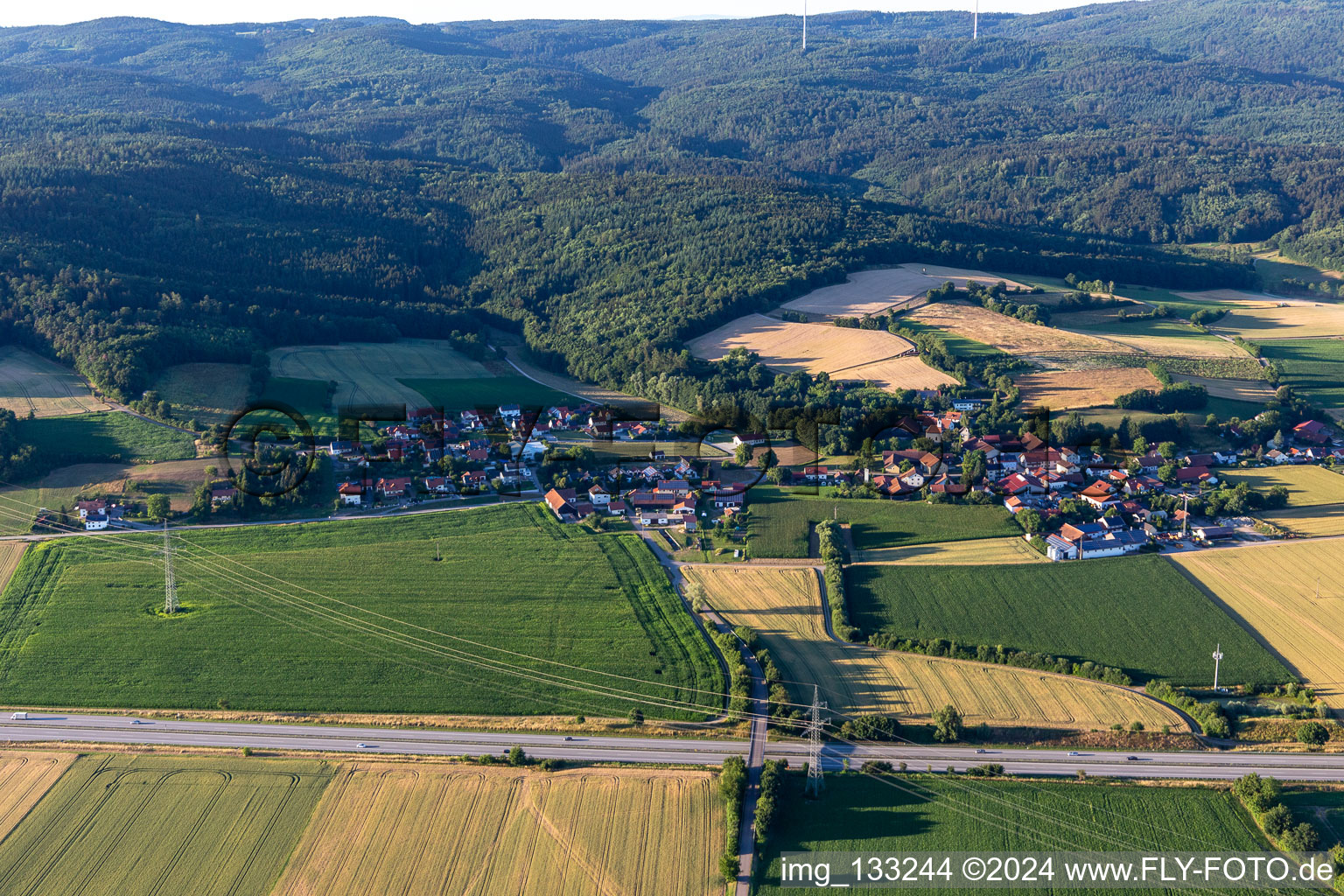 District Zinzendorf in Wörth an der Donau in the state Bavaria, Germany