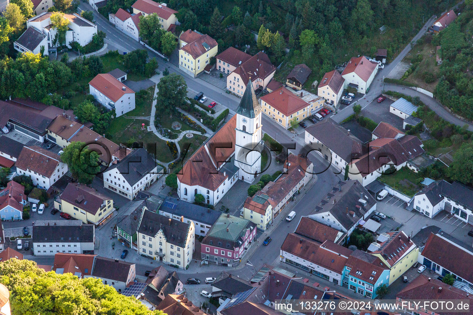 Parish Church of St. Peter in the district Hungersdorf in Wörth an der Donau in the state Bavaria, Germany