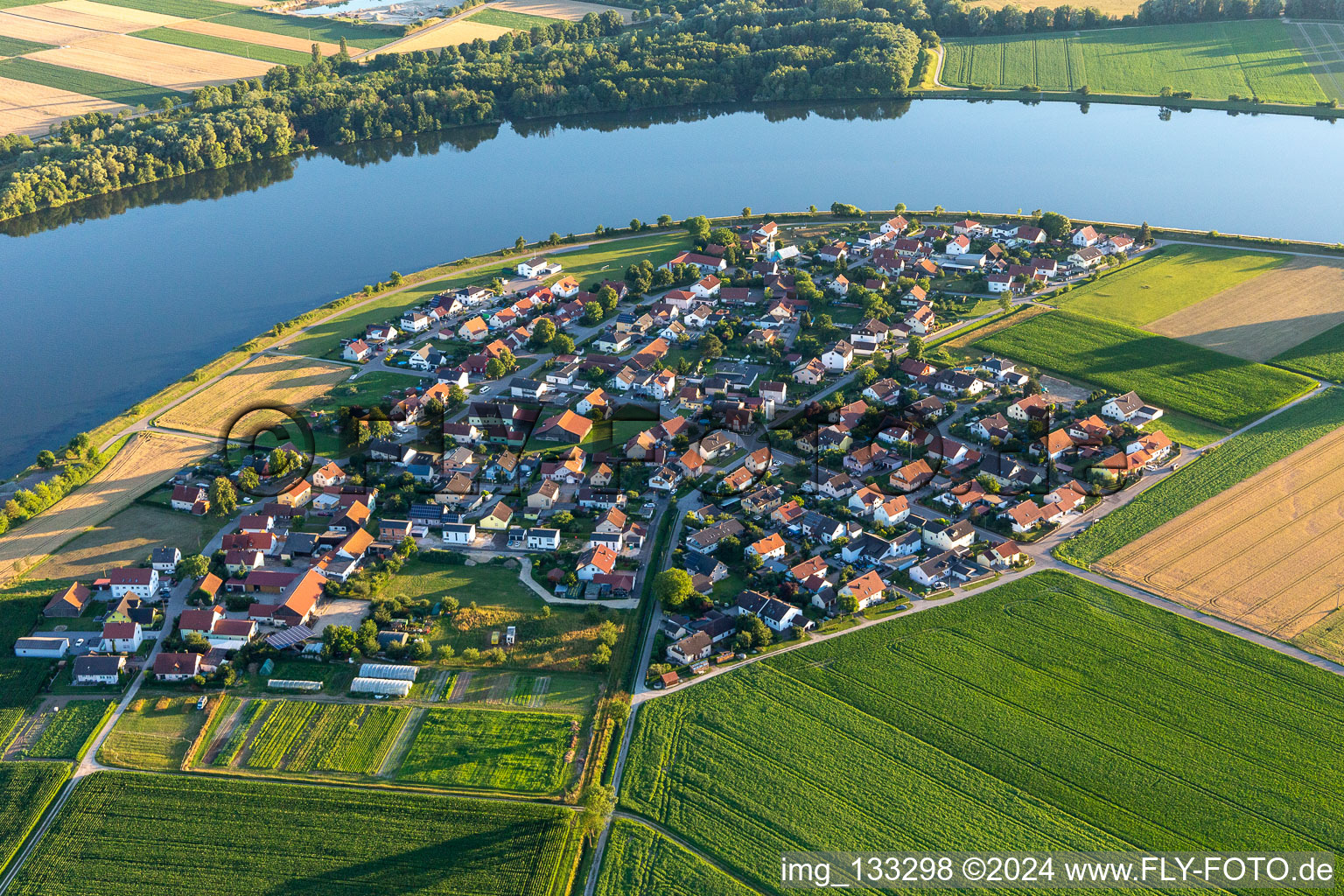 District Demling in Bach an der Donau in the state Bavaria, Germany