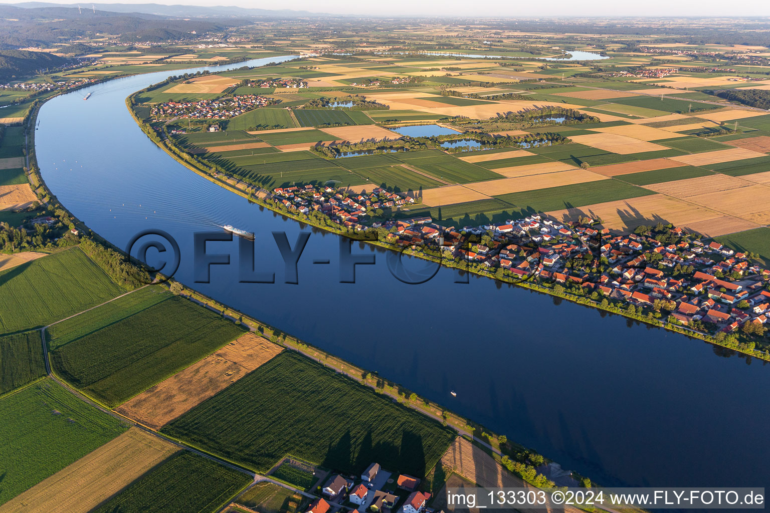 Aerial photograpy of District Friesheim in Barbing in the state Bavaria, Germany