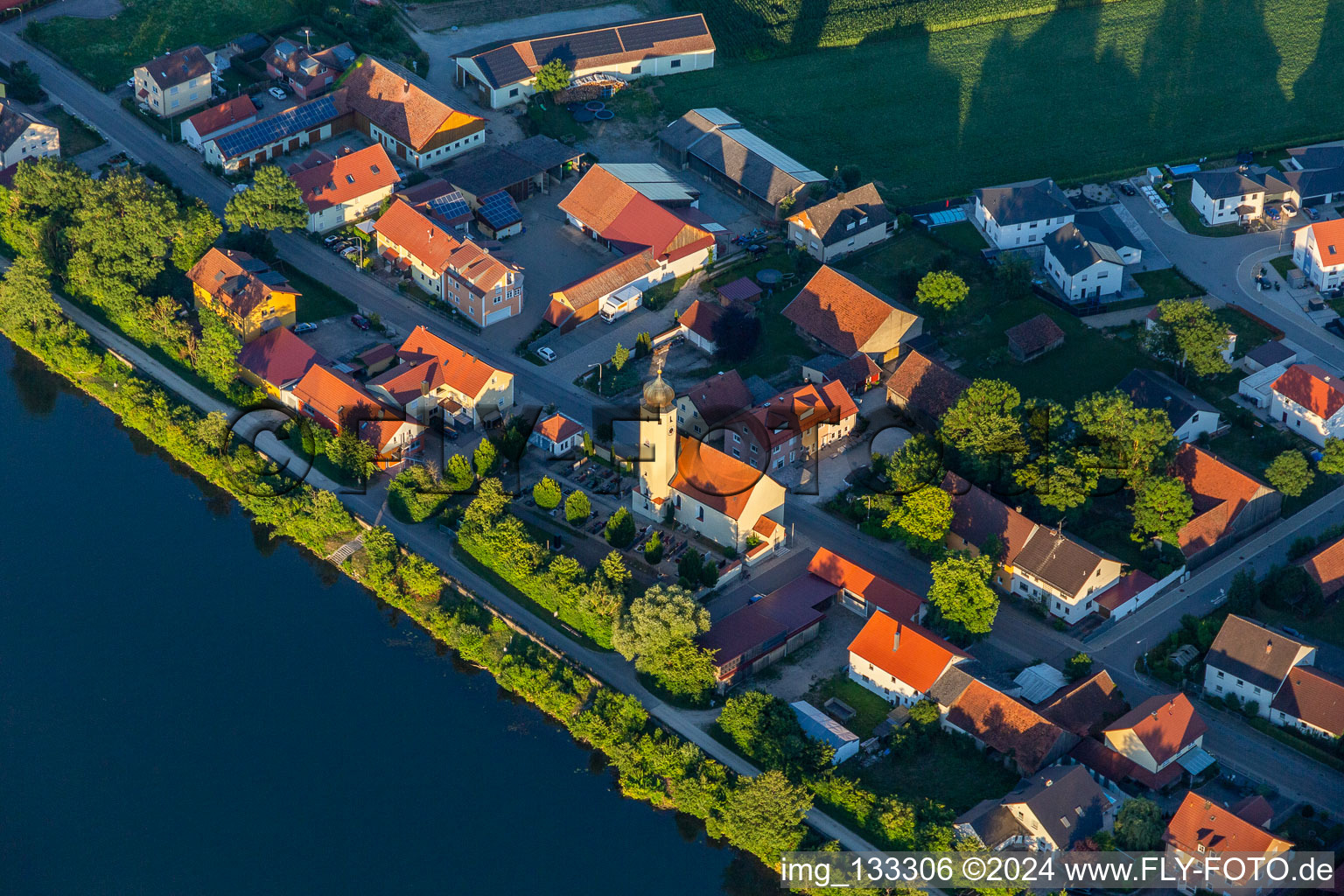 Friesheim in the district Demling in Bach an der Donau in the state Bavaria, Germany