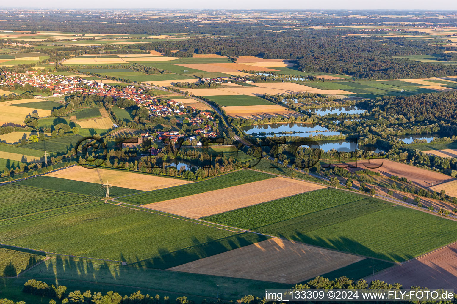 District Geisling in Pfatter in the state Bavaria, Germany