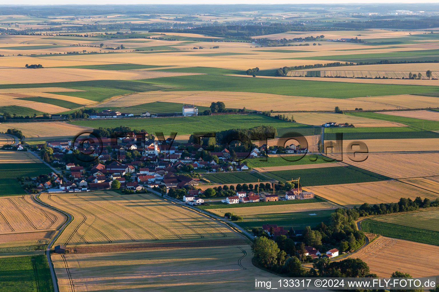 District Taimering in Riekofen in the state Bavaria, Germany