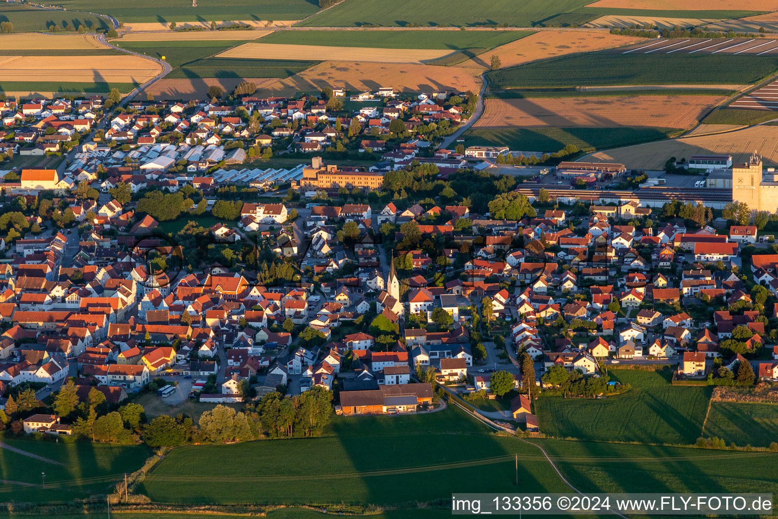 District Greißing in Geiselhöring in the state Bavaria, Germany