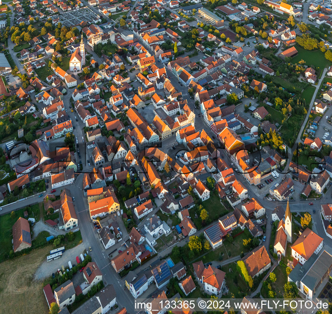 Historic Center in Geiselhöring in the state Bavaria, Germany