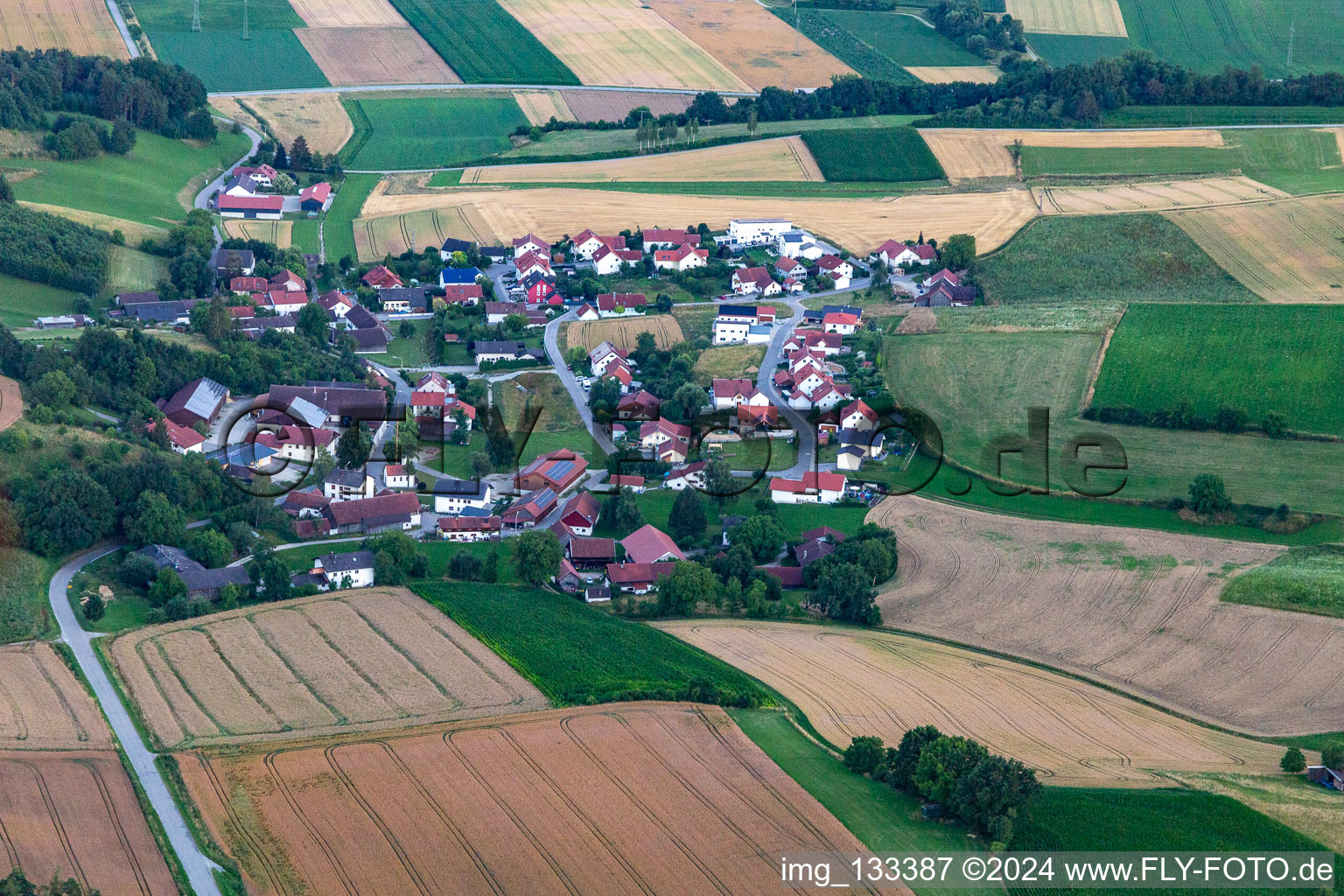 District Forst in Moosthenning in the state Bavaria, Germany