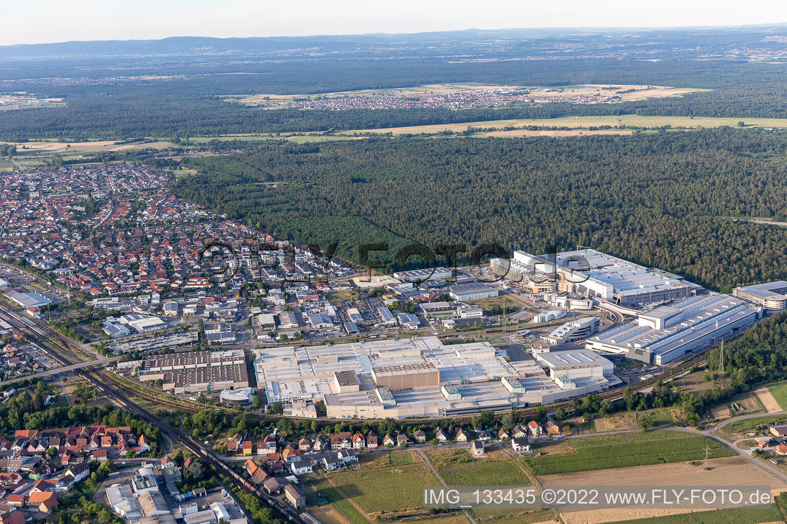SEW-EURODRIVE GmbH & Co KG – manufacturing plant and SCC mechanics/mechatronics in the district Graben in Graben-Neudorf in the state Baden-Wuerttemberg, Germany