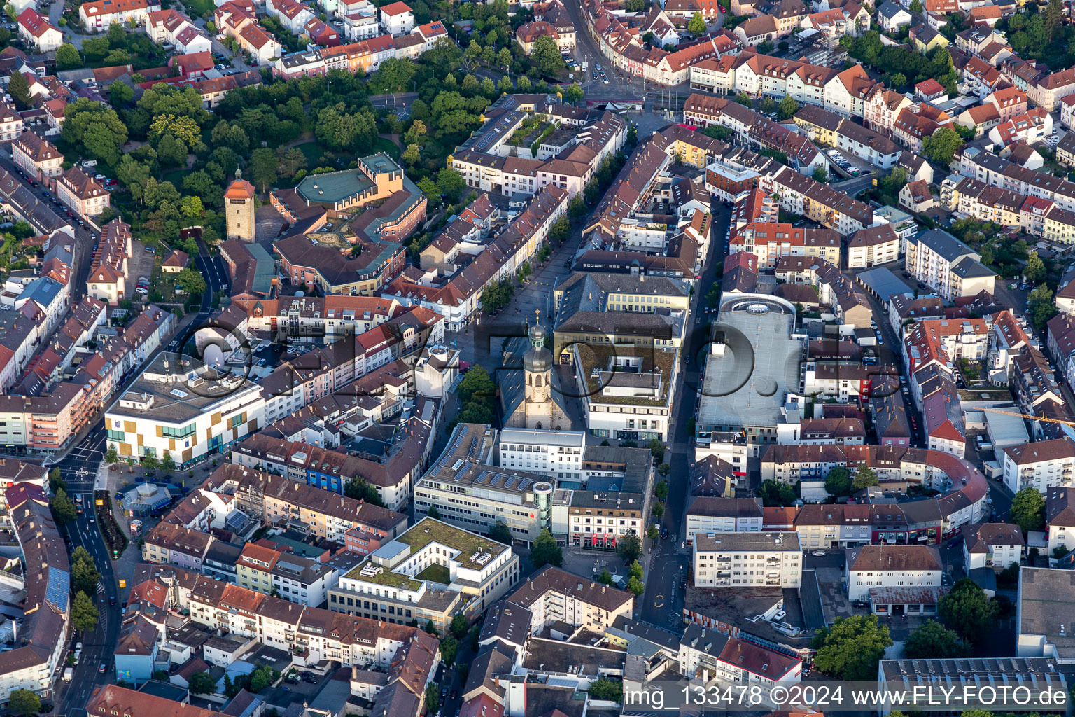 Community Center in Bruchsal in the state Baden-Wuerttemberg, Germany