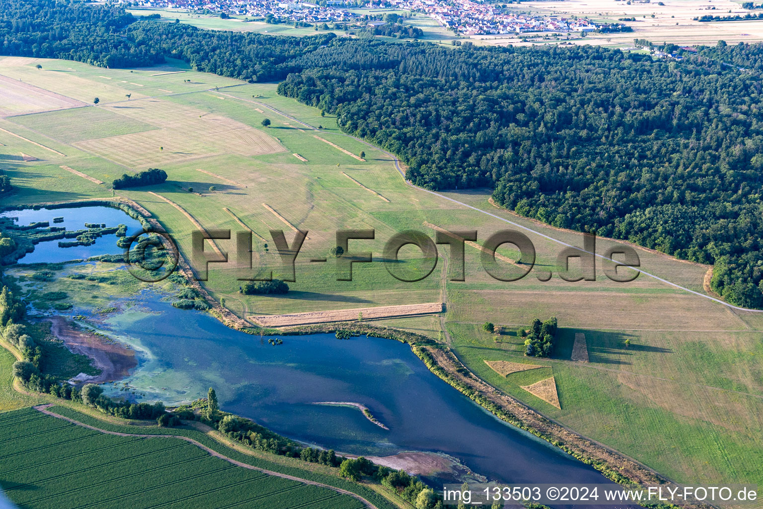 LSG Saalbach lowlands in Bruchsal in the state Baden-Wuerttemberg, Germany