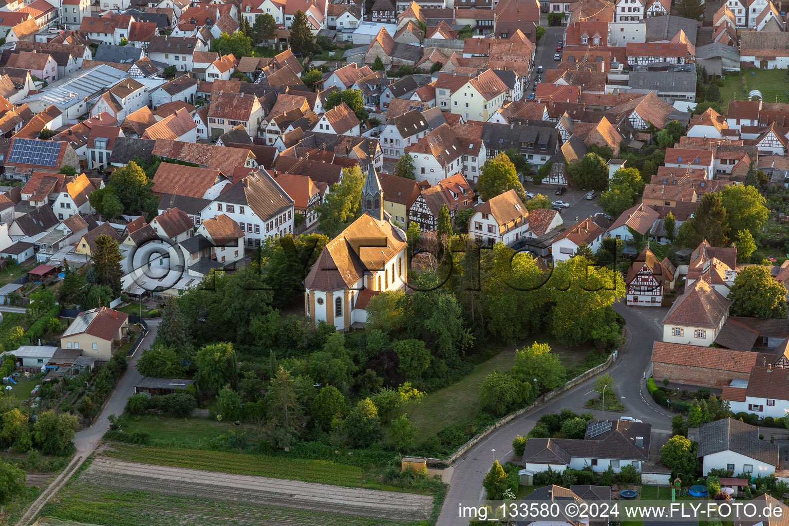 St. Bartholomew in Zeiskam in the state Rhineland-Palatinate, Germany